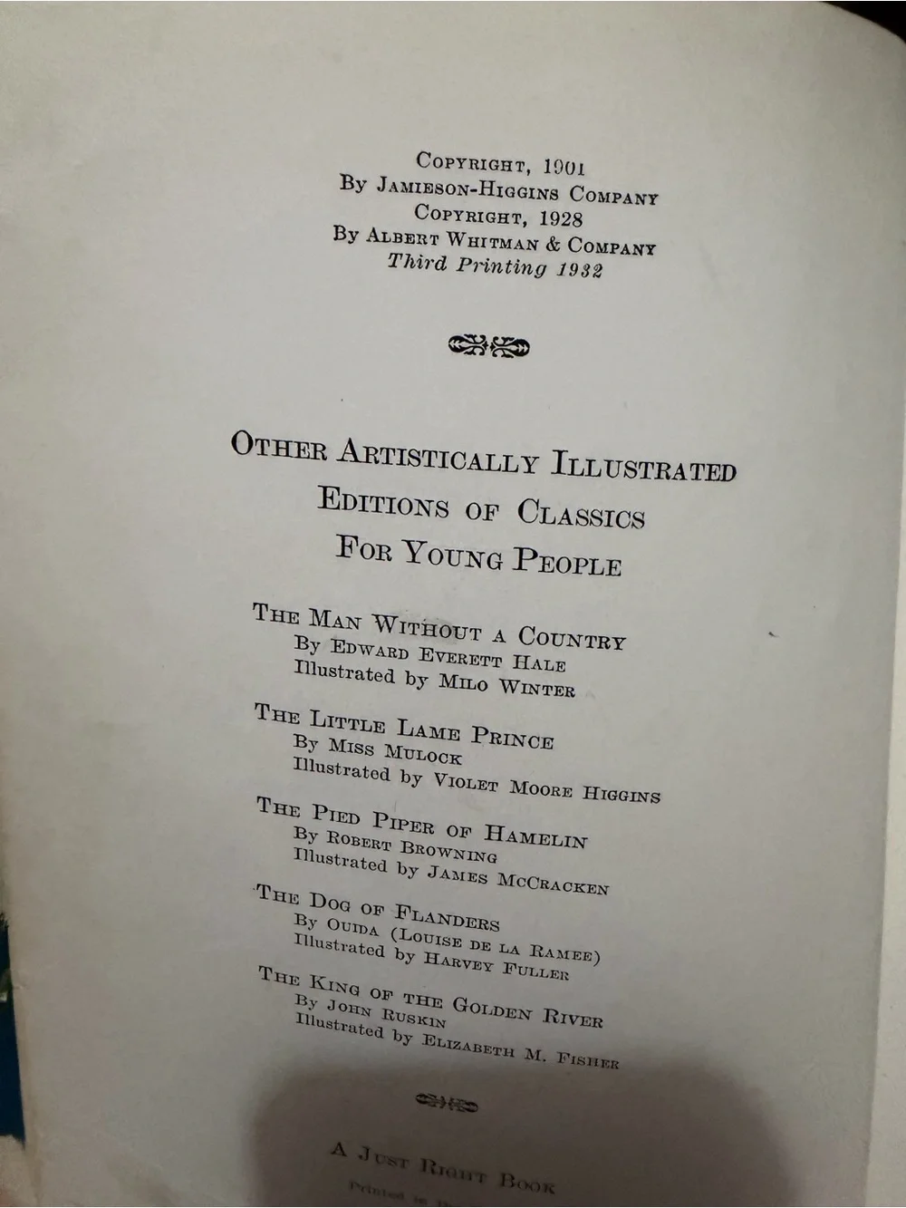 Classic Kids' 1932 vintage book - My uncle Toms cabin